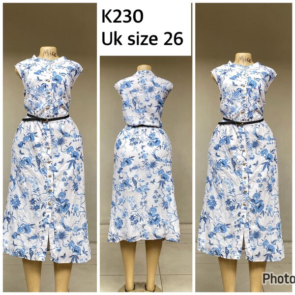 white floral dress