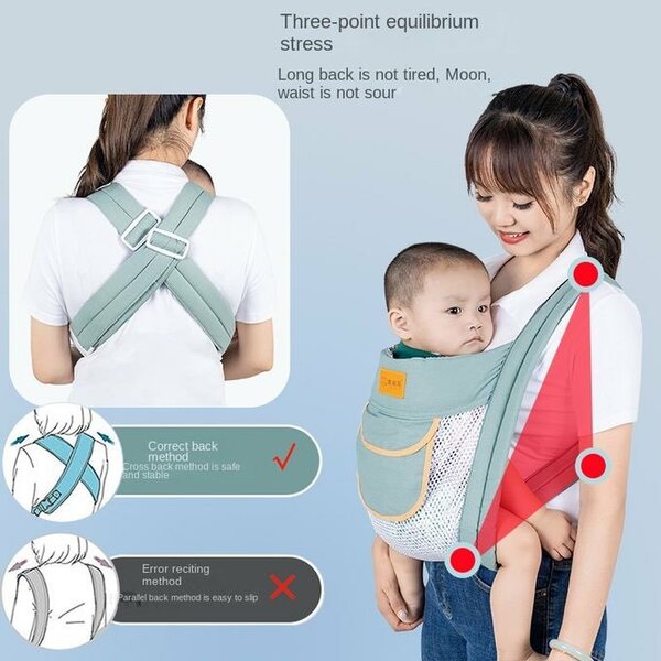 Porte-bébé ergonomique léger