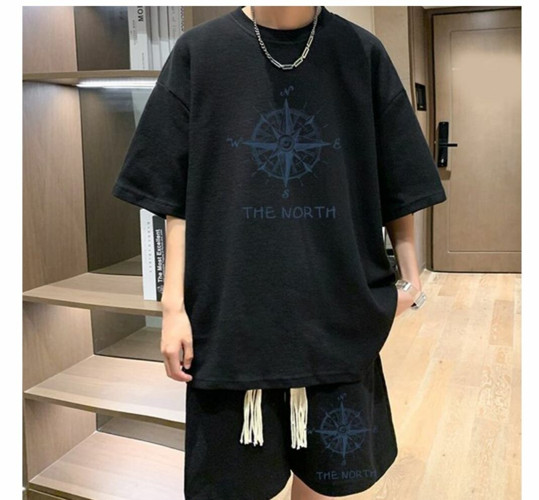 Ensemble T-shirt et Short Noir Homme