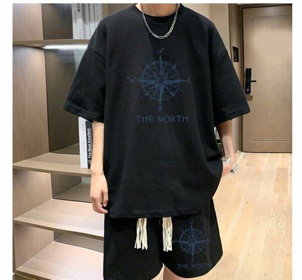 Ensemble T-shirt et Short Noir Homme