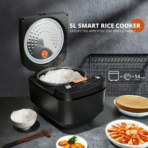 Cuiseur à Riz Numérique Multifonction 5L - 900W - Noir