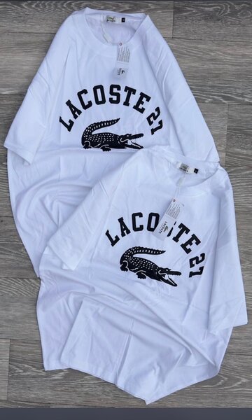T-shirt unisexe Lacoste blanc