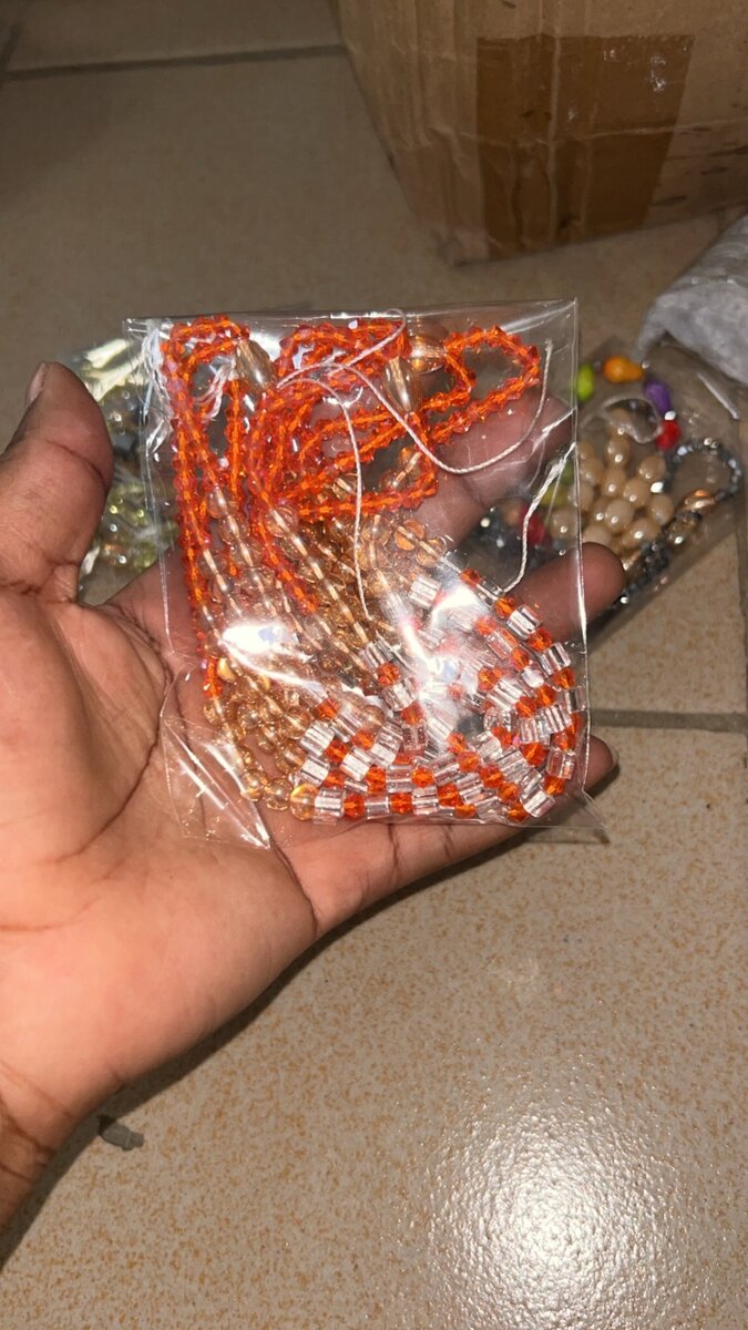 Bracelets en perles colorées