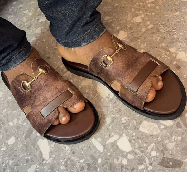 Sandales en cuir pour hommes
