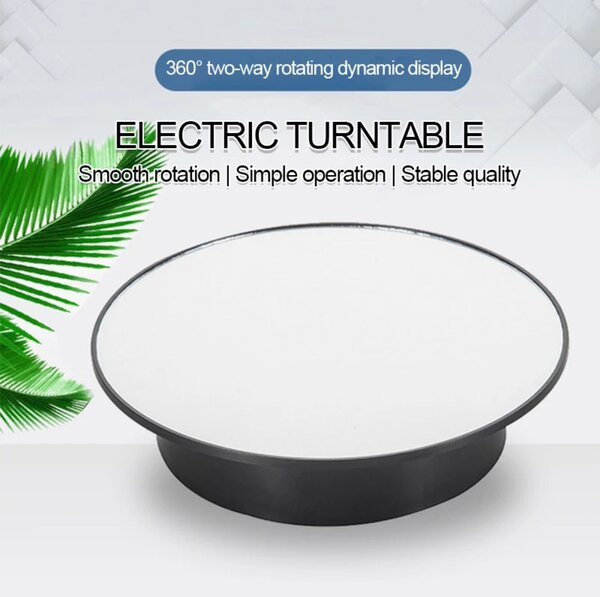Electric turn table rotating display product stand
