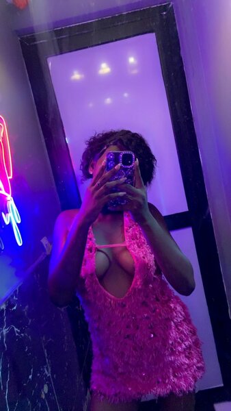 Robe rose glamour