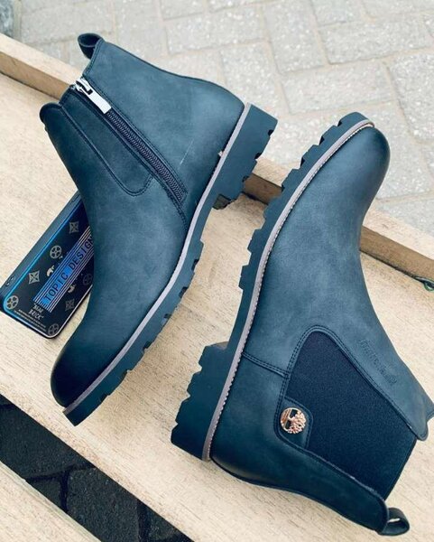 Leather boots