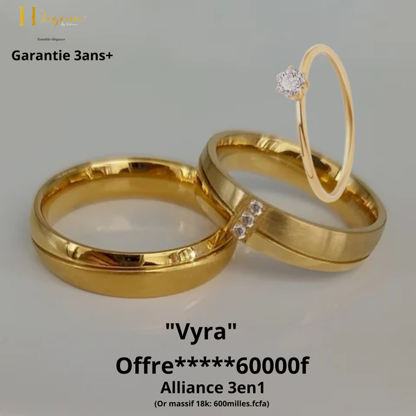 Vyra , alliances de mariage 3en1