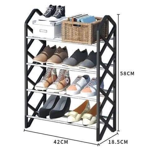 Étagère de chaussure pour enfant noir