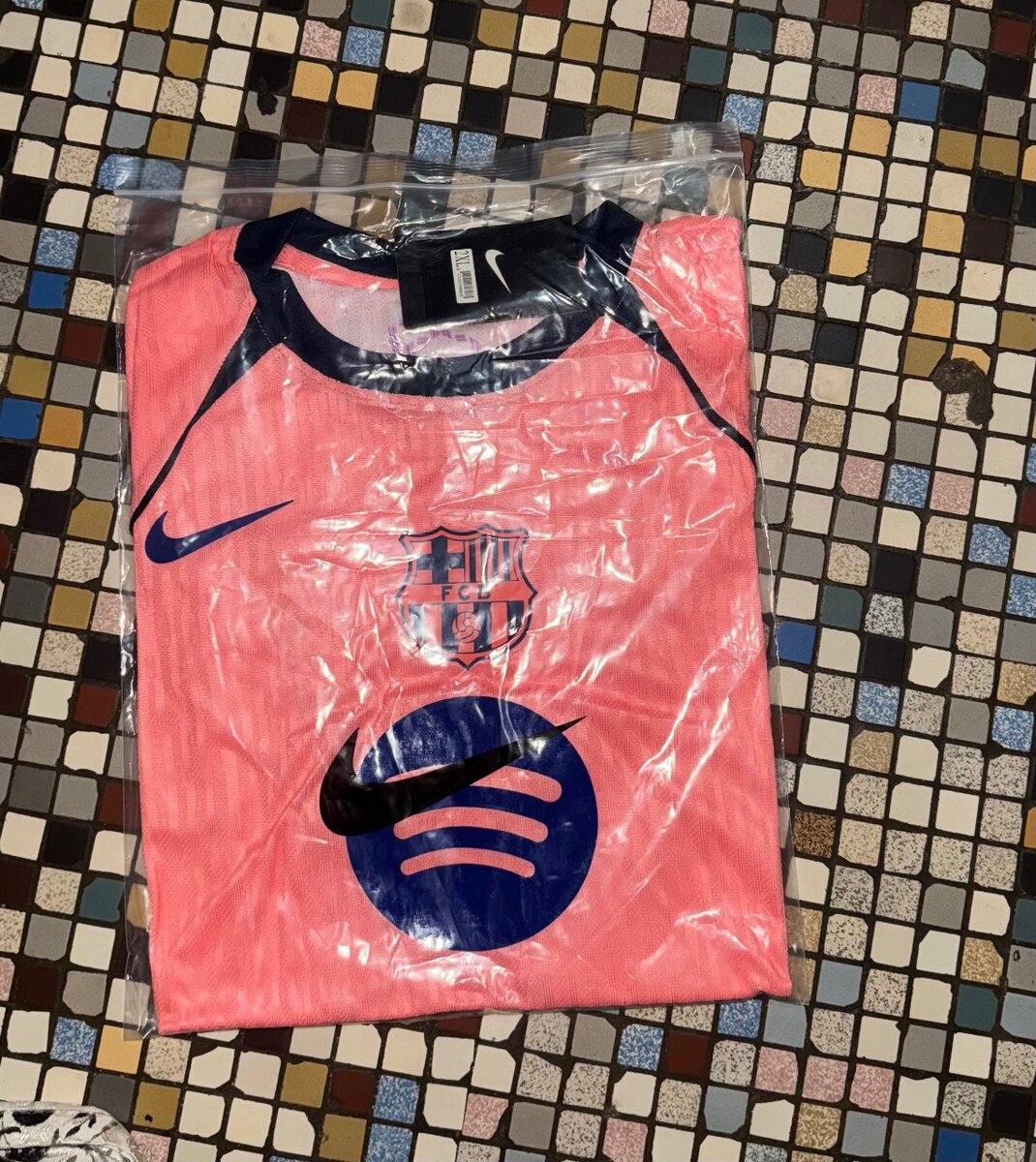 Maillot de football Nike rose