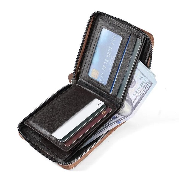 Men's Solid Color Pu Leather