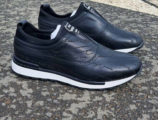 Sneakers noirs en cuir