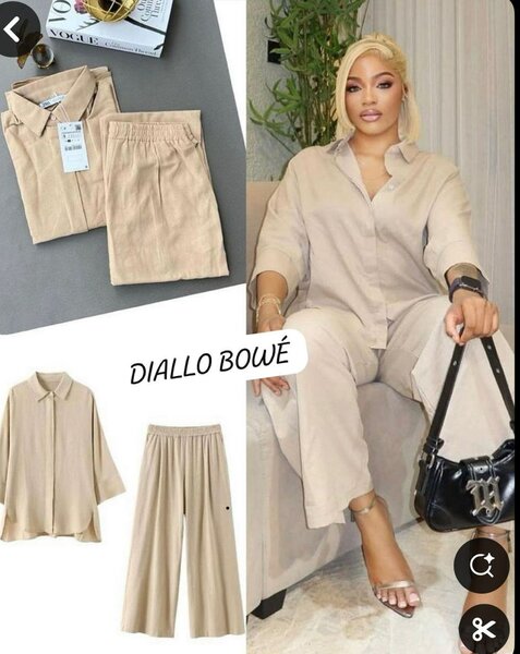 Ensemble Chemise Pantalon Femme
