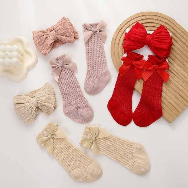 Ensemble Bébé Turbans et Chaussons
