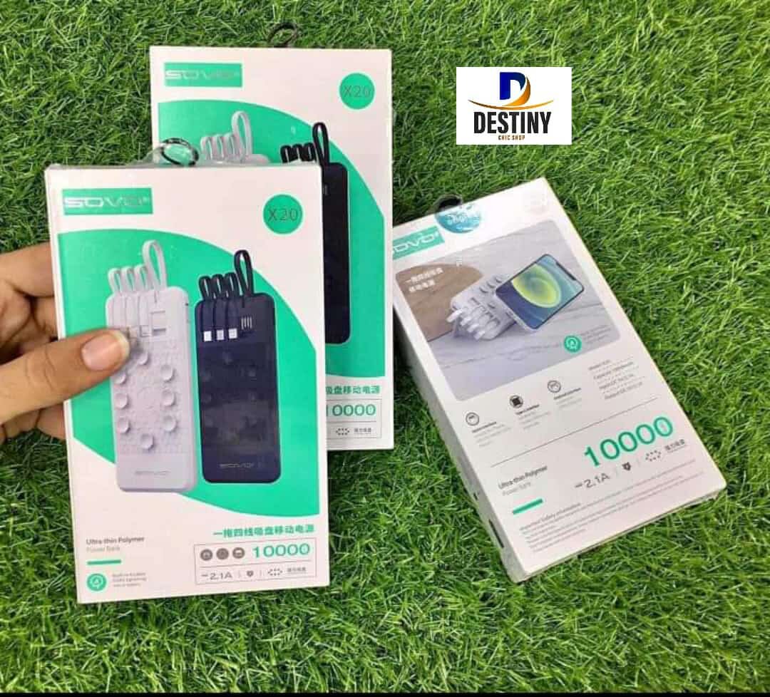 Très bon power bank 4 câbles