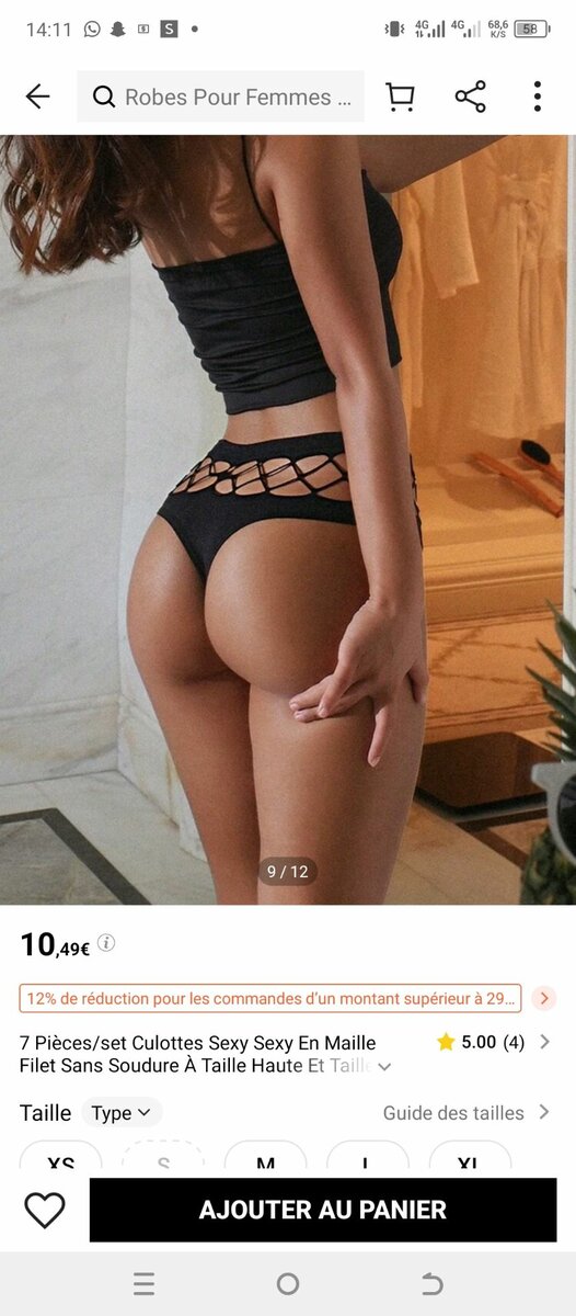 Caleçon sexy pour femme 