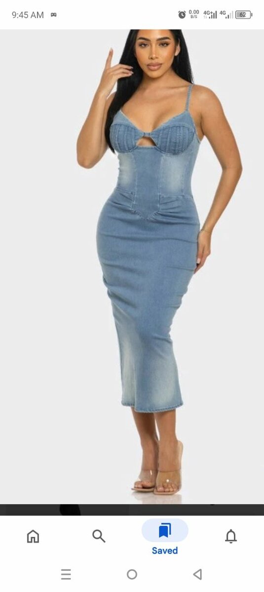 Ladies jeans dress