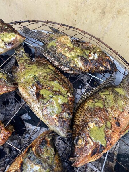 Poisson braisé