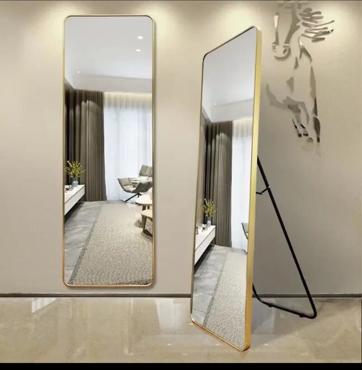 Room Dressing mirror adjustable Long