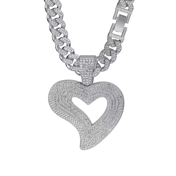 Collier Cœur Étincelant