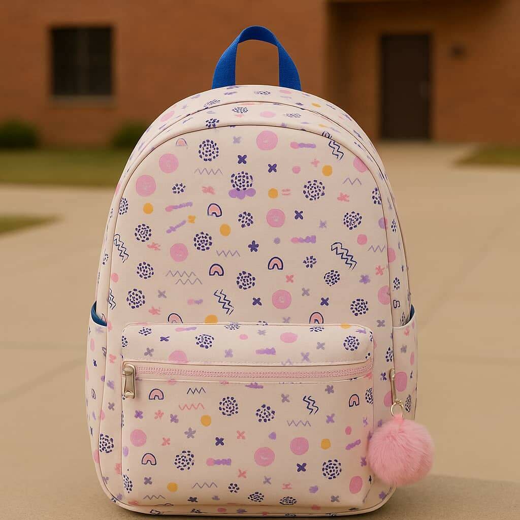 Sac à dos motif graphique