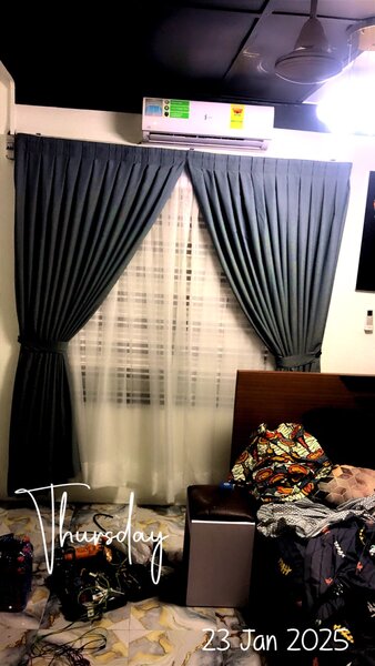 Modern curtains and blinds