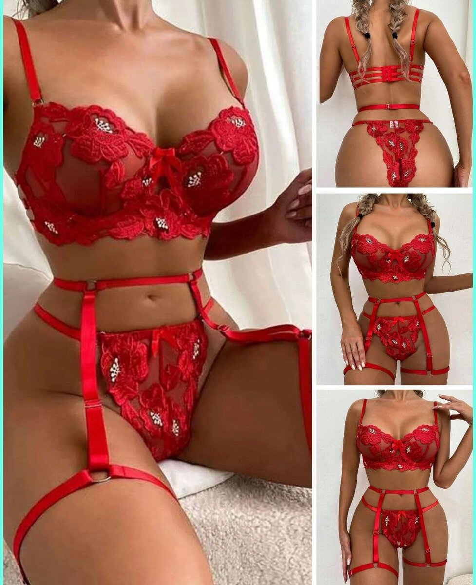 Ensemble lingerie dentelle sexy