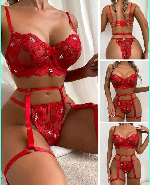 Ensemble lingerie dentelle sexy