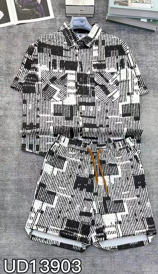 Ensemble chemise et short imprimé
