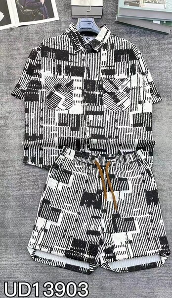 Ensemble chemise et short imprimé