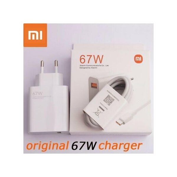 Chargeur Rapide Xiaomi Mi 67W Avec Câble Usb Chargeur Turbo