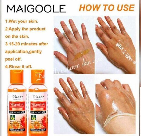 Peeling lotion