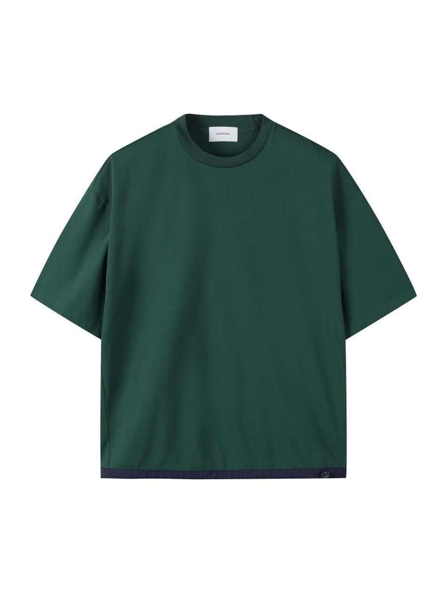 T-shirt Oversize vert foncé