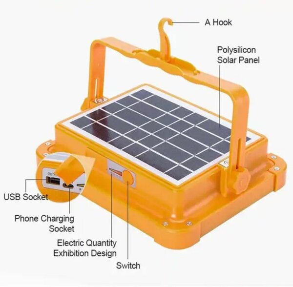 SOLAR FLOOD LIGHT 200WATTS