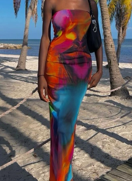 Dress rainbow