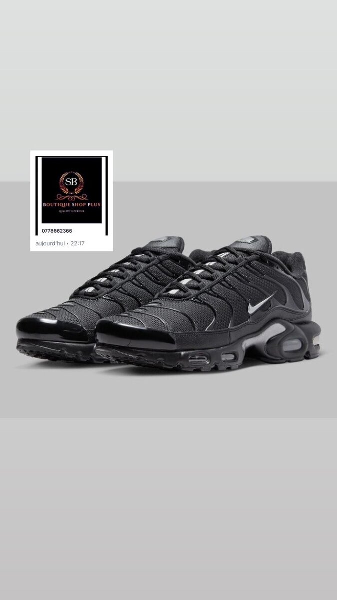Basket Nike tn avec la boite