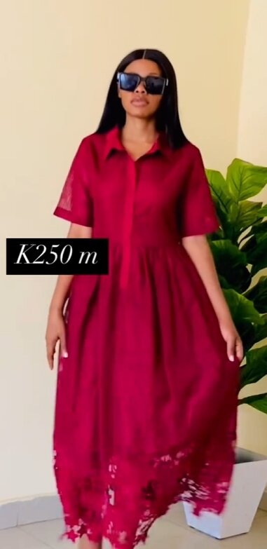 Elegant red dress m