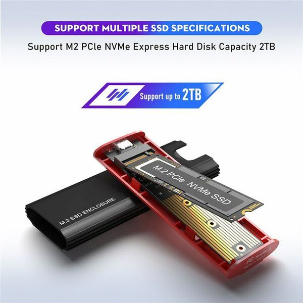 M.2 SSD Nvme Enclosure Case