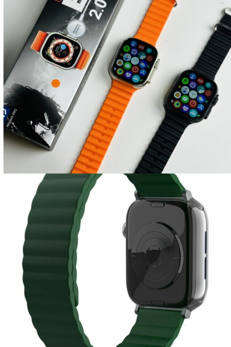 MONTRE CONNECTÉE*NOIR &VERT
