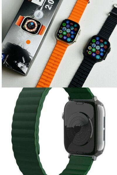 MONTRE CONNECTÉE*NOIR &VERT