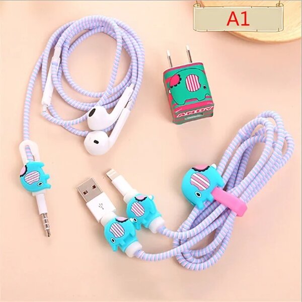 Cord protector set