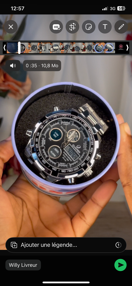 Montre Sport Étanche Homme