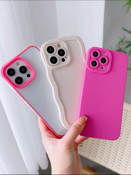 3pcs Solid Phone case