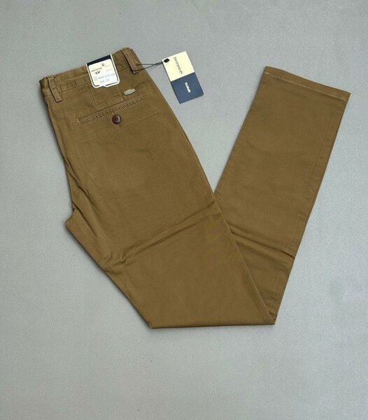 Pantalon chino homme marron