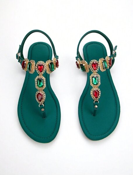 Rhinestone Sandals