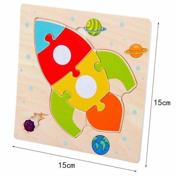Puzzle éducatif en bois