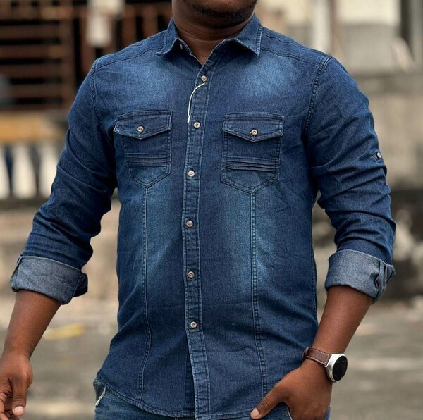 Chemise jeans