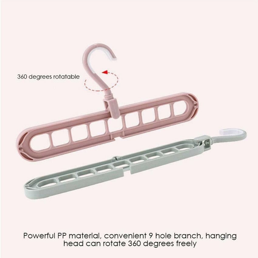8 Hole Space Clothes Hanger
