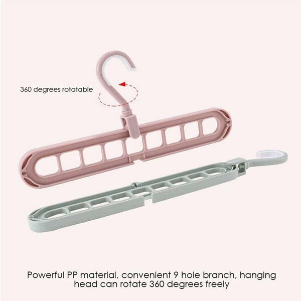 8 Hole Space Clothes Hanger