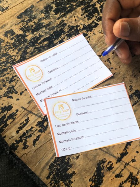 Cartes de livraison